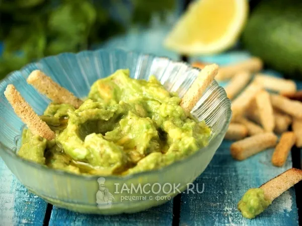 Фото блюда: Соус из авокадо с чесноком