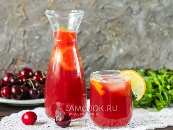Фото блюда: Лимонад с черешней