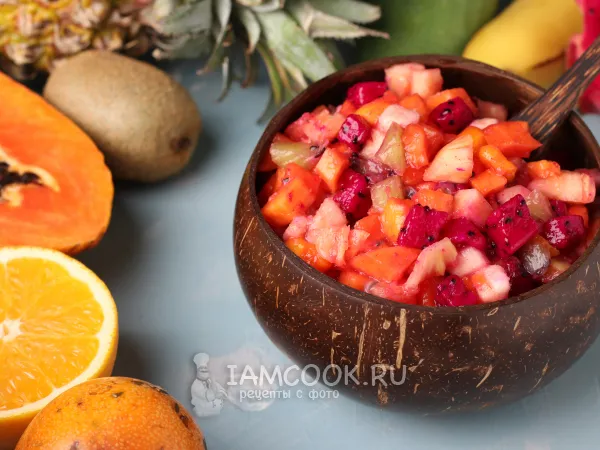 Фото блюда: Винегрет из тропических фруктов