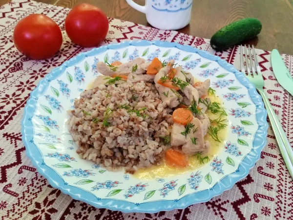 Фото блюда: Тушеная свинина с соевым соусом и горчицей