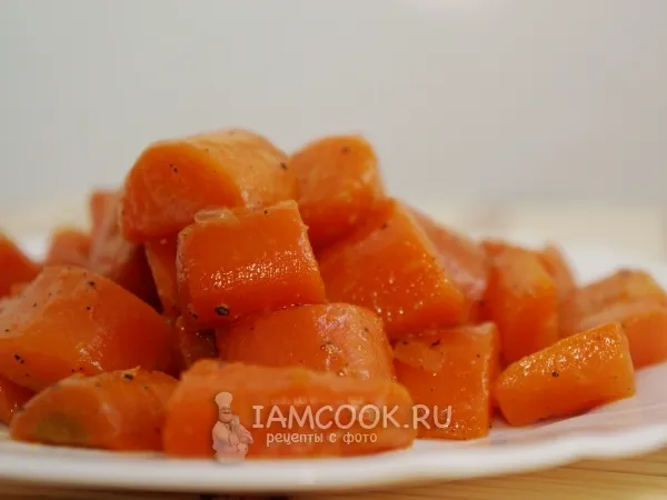 Фото блюда: Глазированная морковь на гарнир