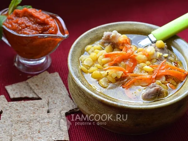 Фото блюда: Гороховый суп с говядиной