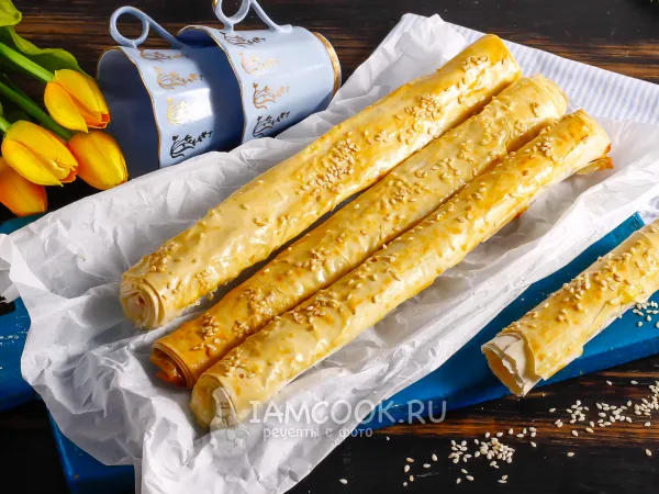 Фото блюда: Роллини с творогом