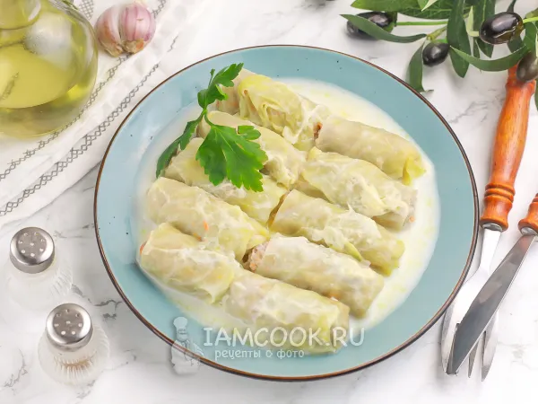 Фото блюда: Голубцы в сливках