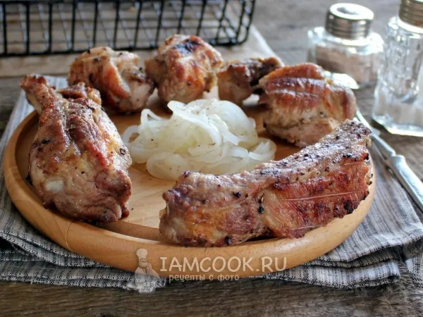 Фото блюда: Шашлык из свиных ребрышек