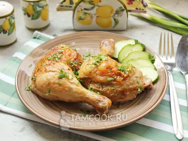 Фото блюда: Курица в майонезе и соевом соусе в духовке