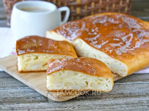 Фото блюда: Заливной пирог с картошкой