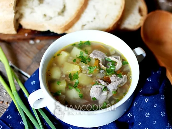 Фото блюда: Суп из куриных желудков