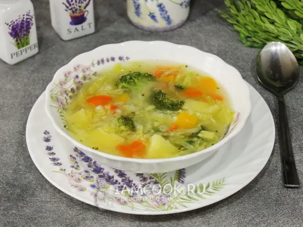 Фото блюда: Суп из савойской капусты