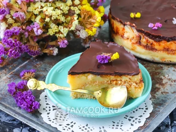 Фото блюда: Торт «Эклер» без выпечки