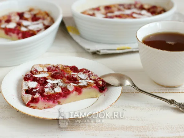 Фото блюда: Клафути с малиной