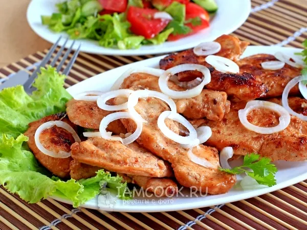 Фото блюда: Отбивные из куриного филе без панировки