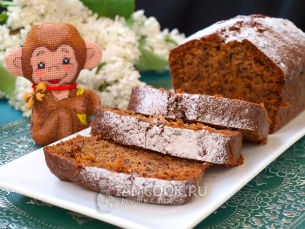 Фото блюда: Банановый кекс в духовке