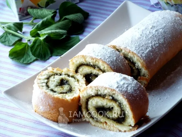 Фото блюда: Рулет с вареньем