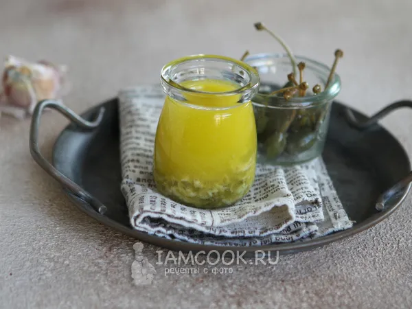 Фото блюда: Заправка (соус) для салата Цезарь с каперсами