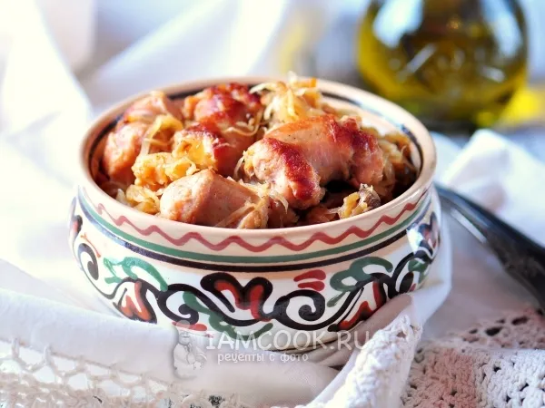 Фото блюда: Тушёная квашеная капуста по-немецки