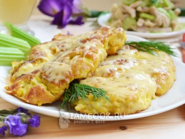 Фото блюда: Куриные отбивные с отрубями по Дюкану