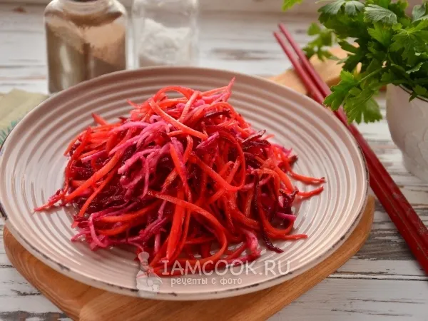 Фото блюда: Овощное ассорти по-корейски