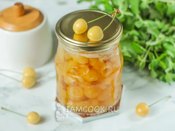 Фото блюда: Варенье из белой (жёлтой) черешни с лимоном