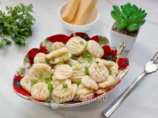 Фото блюда: Сырные галушки