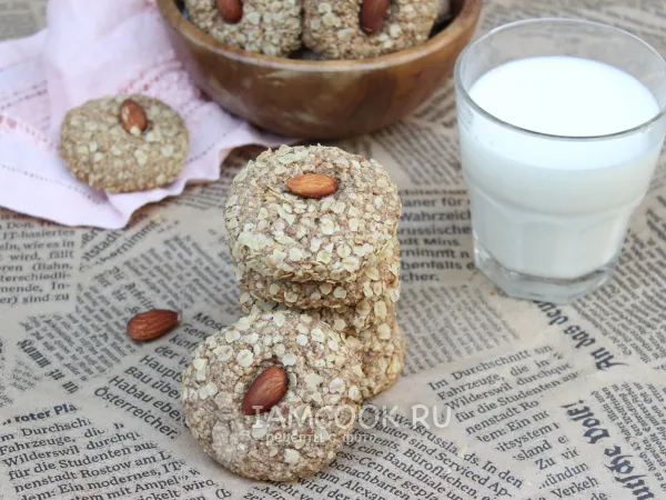Фото блюда: Миндально-овсяное печенье