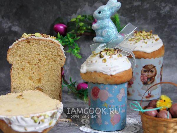 Фото блюда: Фисташковый кулич