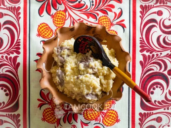Фото блюда: Пшенная каша с мясом