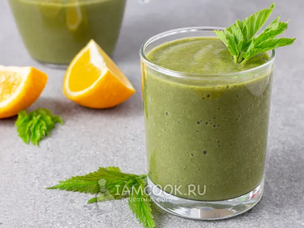 Фото блюда: Смузи из сныти и крапивы