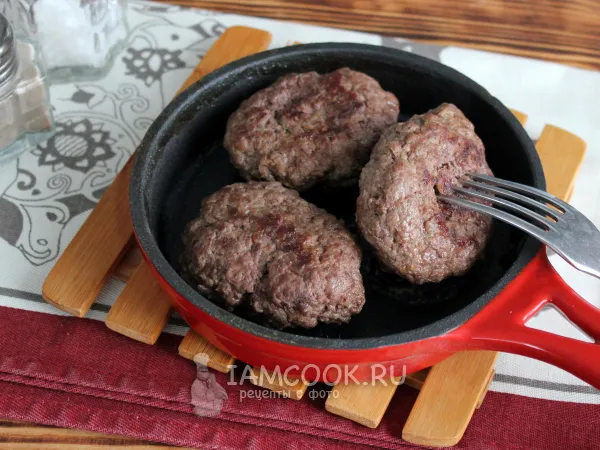 Фото блюда: Котлеты из баранины и говядины