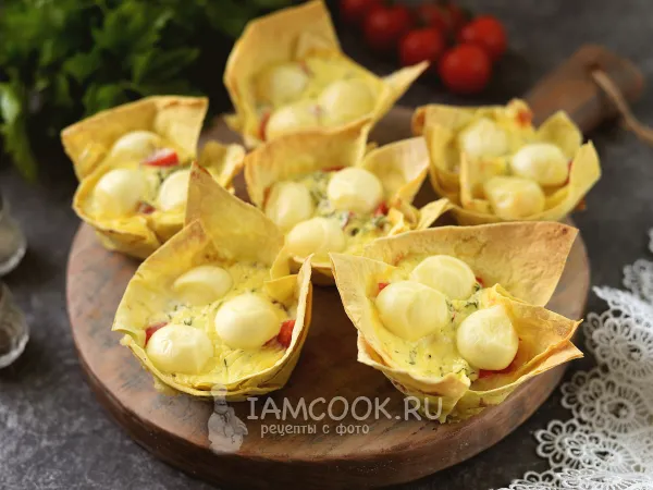 Фото блюда: Хек в лаваше в духовке