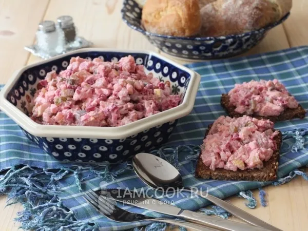 Фото блюда: Немецкий классический салат с сельдью