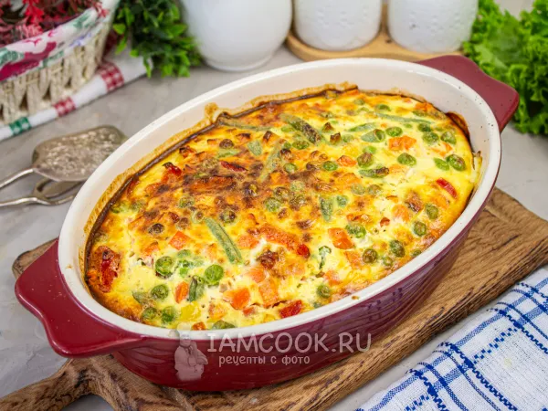 Фото блюда: Запеканка из замороженных овощей