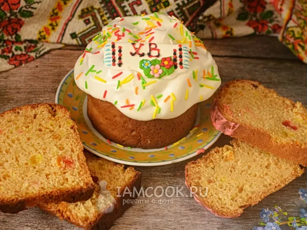 Фото блюда: Кулич на желтках