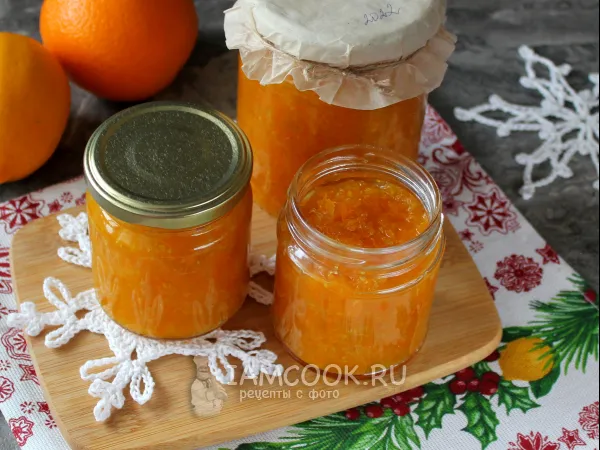 Фото блюда: Варенье из кабачков с тыквой, апельсинами и лимоном