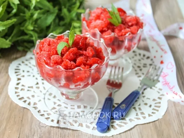 Фото блюда: Клубничная гранита