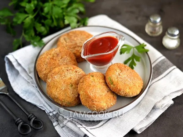 Фото блюда: Котлеты из минтая для детей