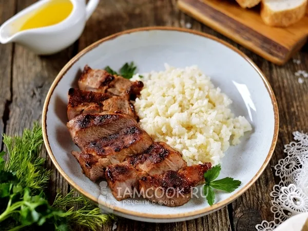 Фото блюда: Свиная шейка на сковороде