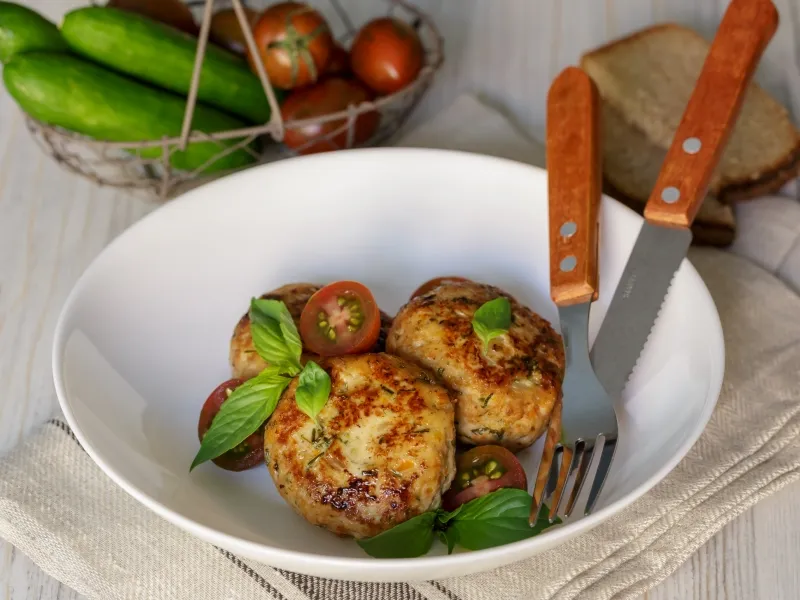 Фото блюда: Рыбные котлеты без яиц