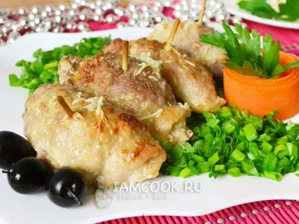 Фото блюда: Рулетики из свинины