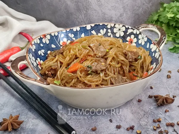 Фото блюда: Лапша с бараниной
