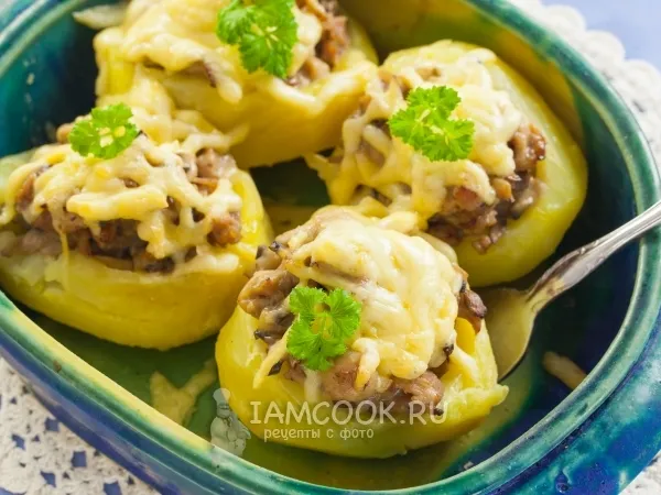 Фото блюда: Жульен в картофеле