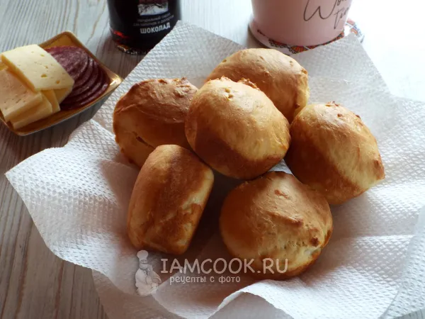 Фото блюда: Маффины из дрожжевого теста