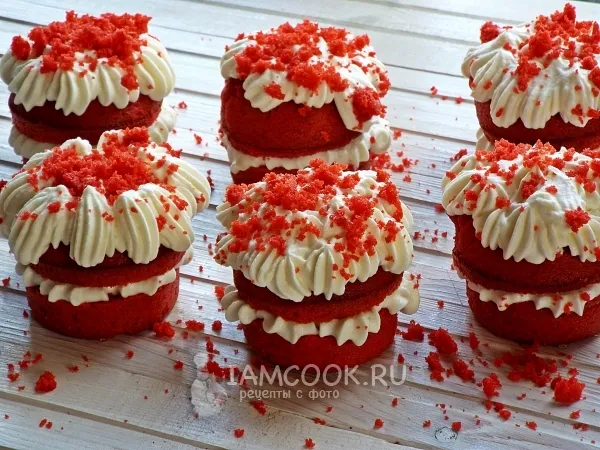 Фото блюда: Пирожное «Красный бархат»