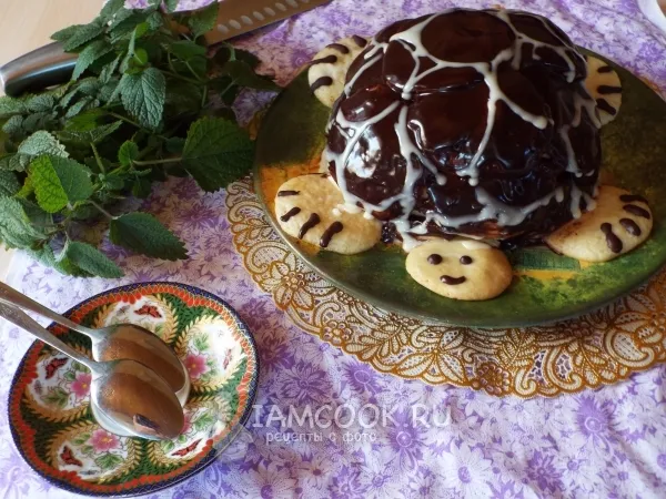 Фото блюда: Торт «Черепаха» со сгущенкой