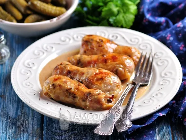 Фото блюда: Фаршированные куриные голени