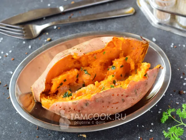 Фото блюда: Батат в микроволновке
