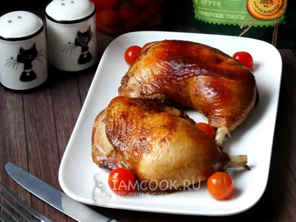 Фото блюда: Окорочка в соевом соусе в духовке