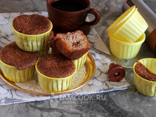 Фото блюда: Ореховые маффины (кето)