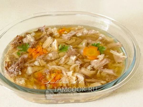 Фото блюда: Мясное заливное