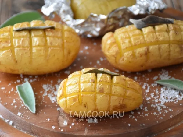 Фото блюда: Молодой картофель, запеченный в фольге в духовке